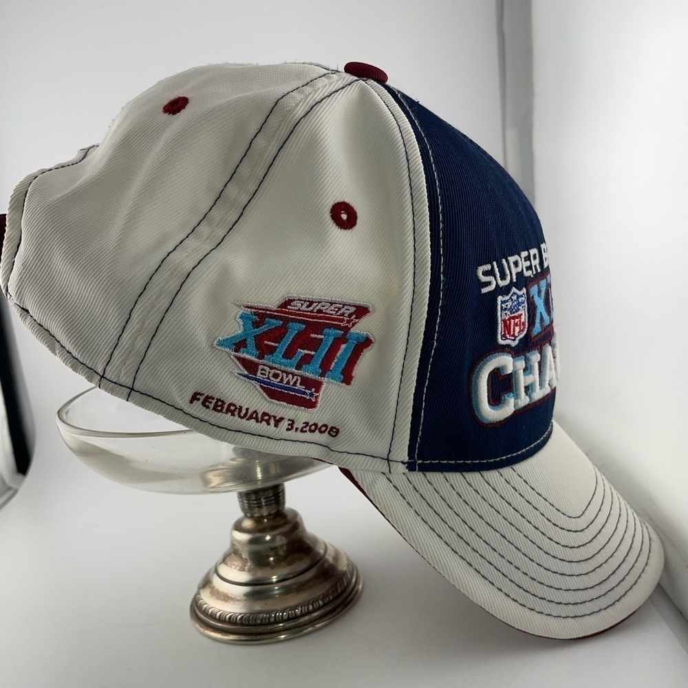 NEW - New York Giants Super Bowl XLII Champion Hat Adjustable Reebok - Picture 4 of 6